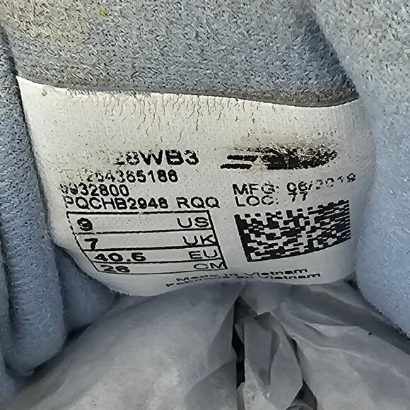 NEW BALANCE 928V3 Womens White and Blue Running Shoes VW928WB3 SZ 9 - Picture 7 of 9